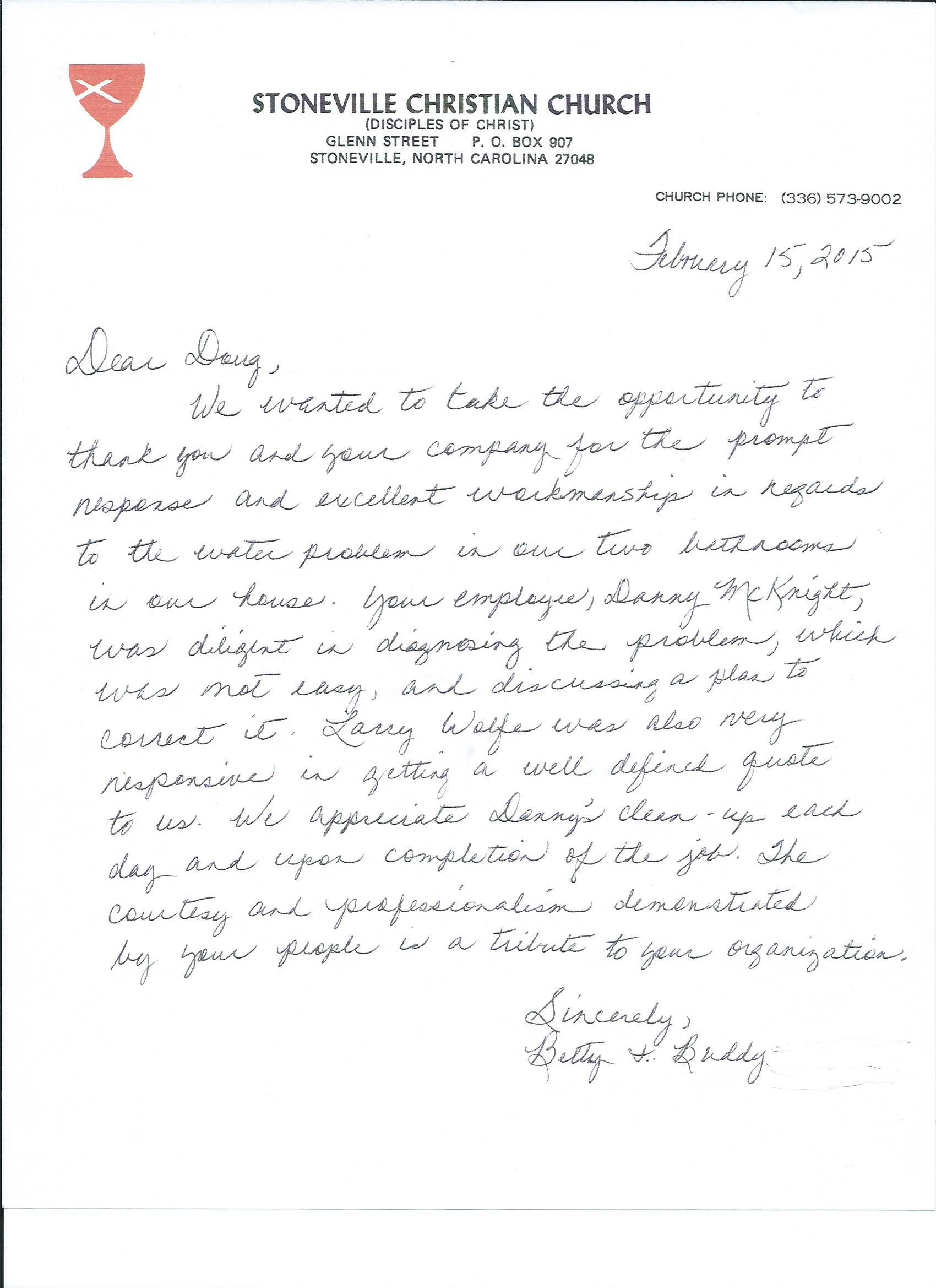 Betty Letter